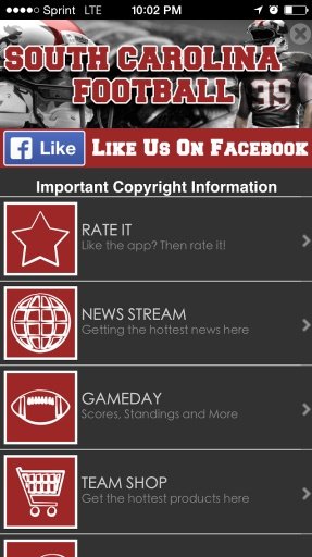 South Carolina Football STREAM截图3