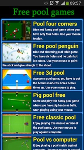 Free Pool Games截图1