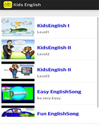 KidsEnglish - Kids song, learn截图4