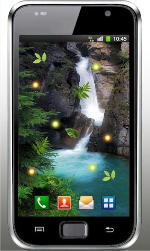 Waterfall n Moon HD LWP截图5