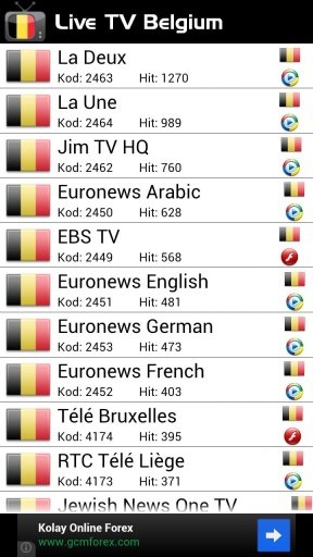 Live TV Belgium截图2