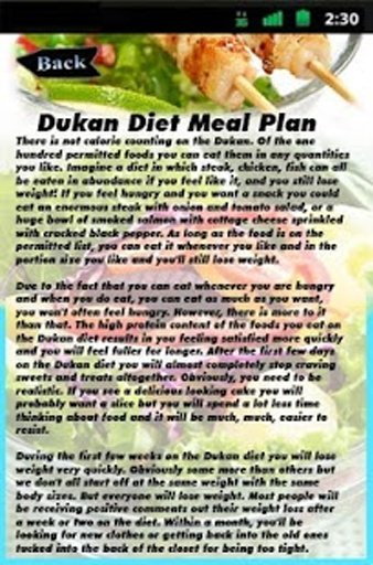 Dukan Diet Meal Plan截图6