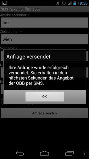 SMS Ticket f&uuml;r &Ouml;BB Z&uuml;ge截图1