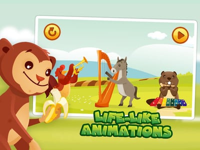 Animal Orchestra for kids free截图3