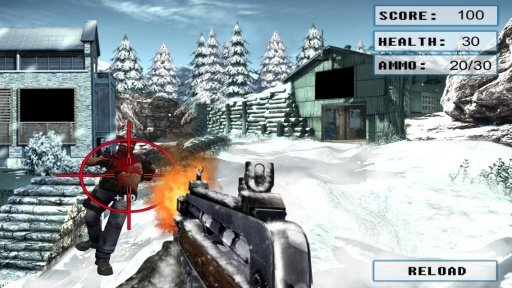 Winter Sniper Shooting Game截图4