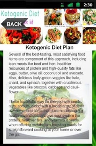 Ketogenic Diet Plan截图6