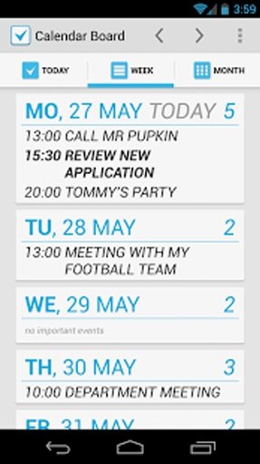 Calendar Board Free截图5
