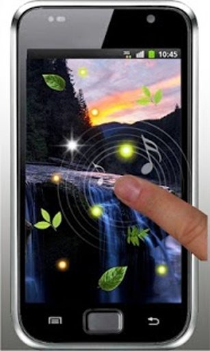 Waterfall n Moon HD LWP截图3