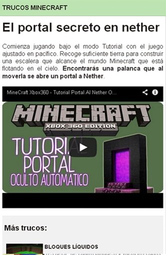 Trucos de Minecraft截图1