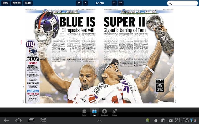 Daily News Giants Celebration截图1