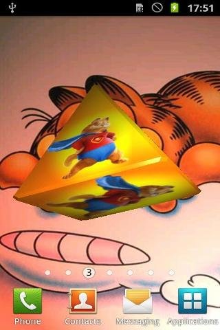 Garfield 3D Live Wallpaper截图3