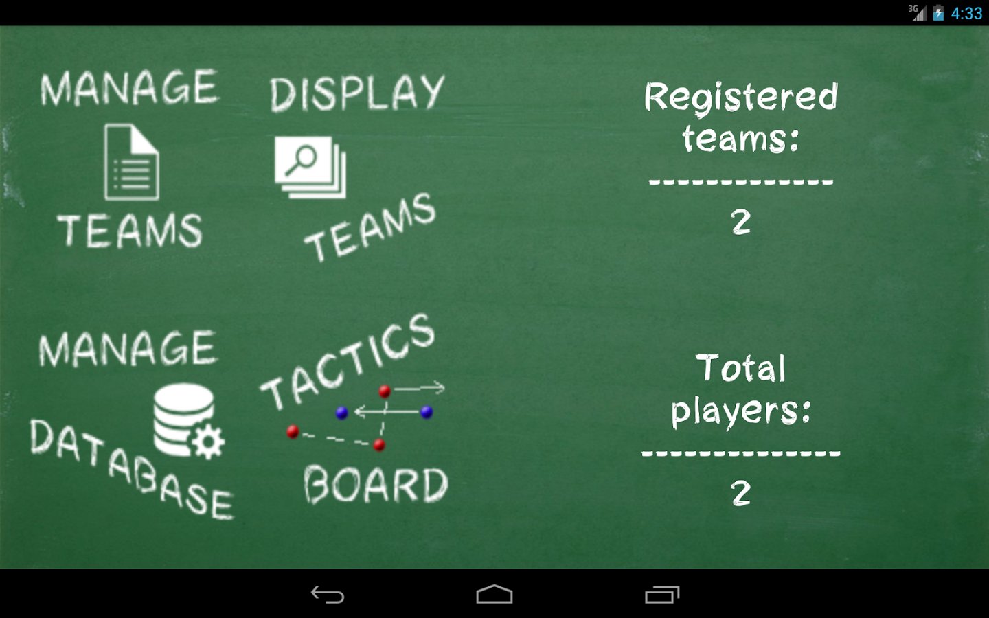 Soccer Team Manager HD截图1