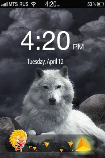 4D Wolves Lock Screen截图4