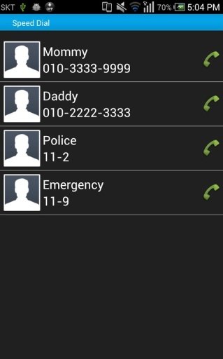 Speed Dial&amp;Emergency SMS Lite截图6