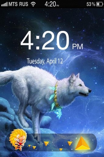 4D Wolves Lock Screen截图3