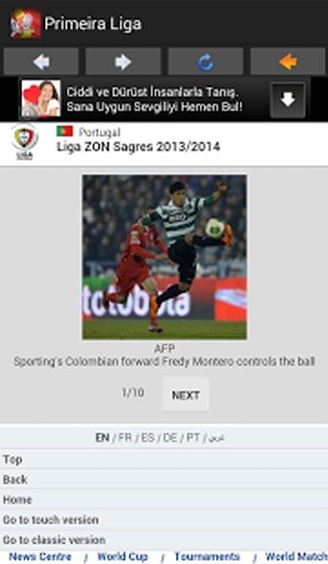 Liga Zon Sagres in Portugal截图2