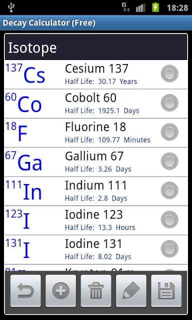 Radioactive Decay Calc (Free)截图1