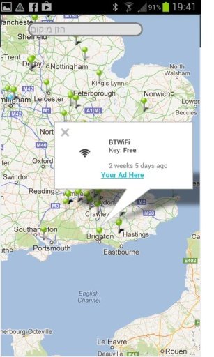 Free WiFi Map截图6