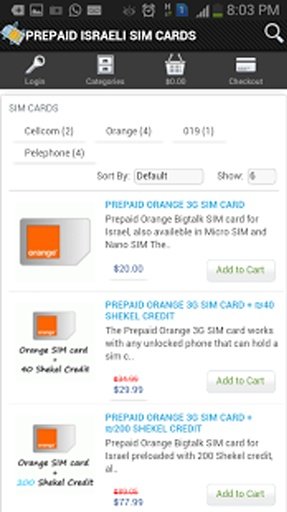 Prepaid Israeli SIM &amp; Topup截图3