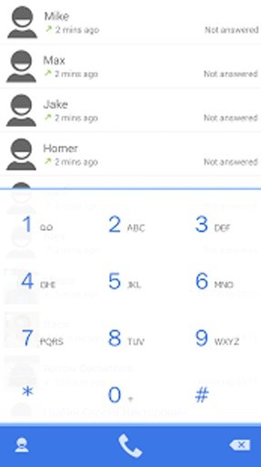 ExDialer KitKat New Theme截图2