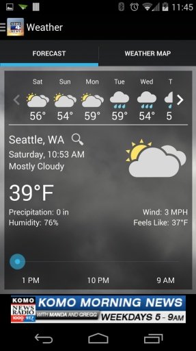 KOMO AM NEWS AND ALARM CLOCK截图5