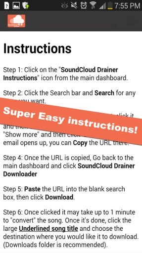 SoundCloud Downloader: Drainer截图1