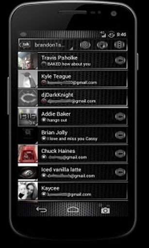 CM10 JB Theme: BLACK CARBON截图4