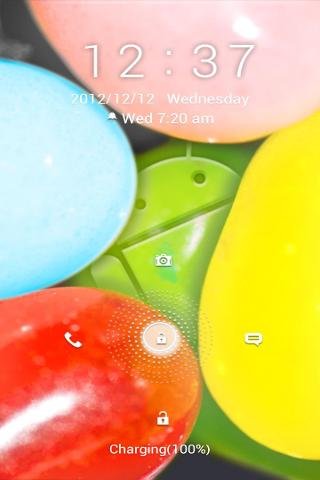 GO Locker Jelly Bean FREE Theme截图3