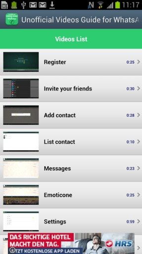 Videos Guide for WhatsApp Messenger截图6