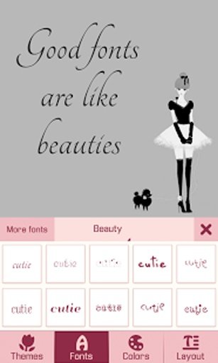 Beauty Font TextCutie截图5