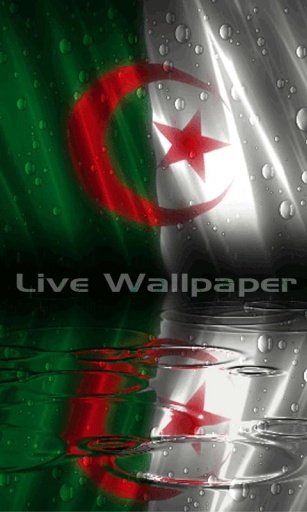 Algeria Flag Raindrop截图4