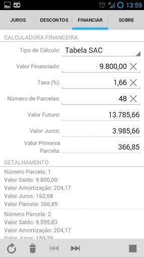 Calculadora Financeira Lite截图11