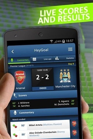 Hey Goal - Live Football截图3