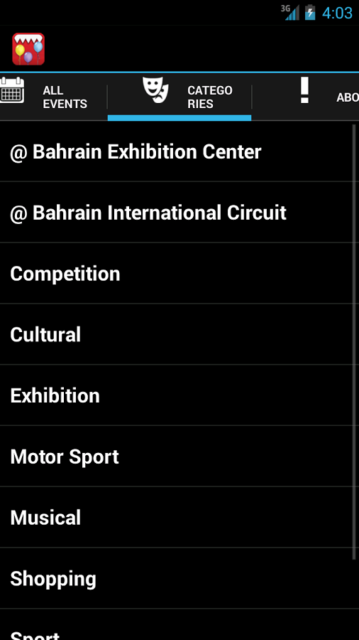 Bahrain Event Finder截图7