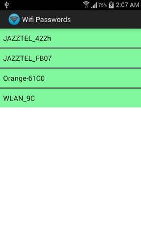 Wifi Pass Android Free 2014截图5