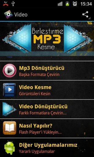 Mp3 Video Kesme Cutter截图3