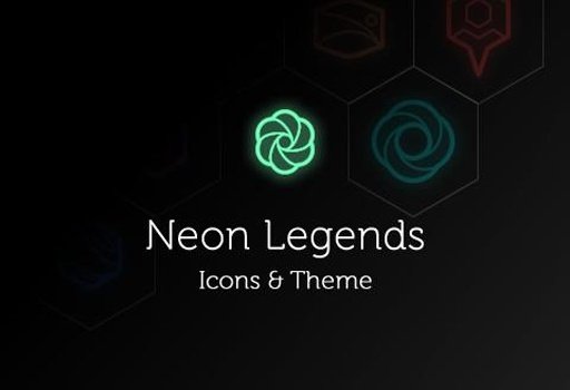 Neon Legends Icons &amp; Theme截图5