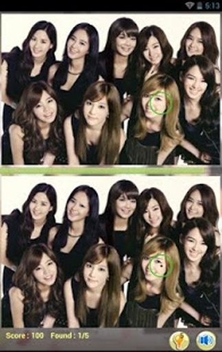 Cute SNSD Find Difference截图2