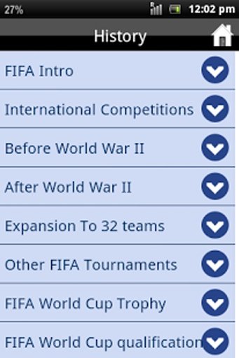 World Cup Football History截图6