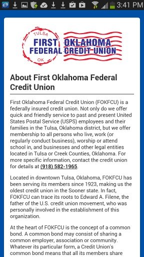 First Oklahoma FCU Deposit截图2