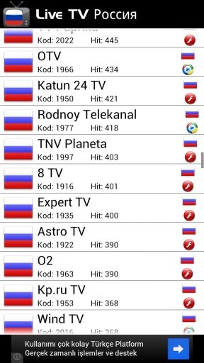 Live TV Russia截图3