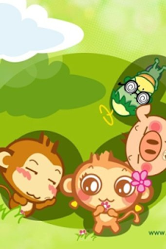 Cartoon Monkey Live Wallpaper截图1