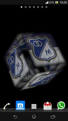 Ball 3D Millonarios LWP截图2