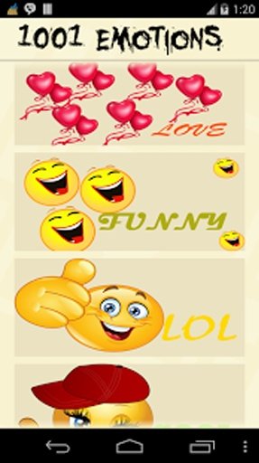 1001 Emotions 4 all text chats截图6