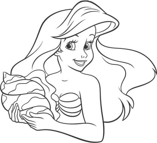 Ariel Princess Coloring Game截图3