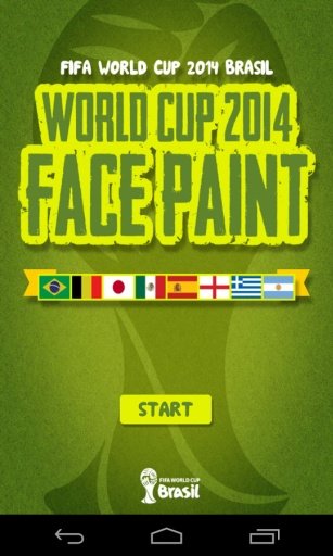 Face Painting - Brazil 2014截图1