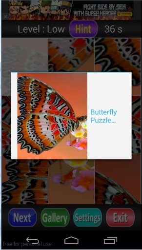 Butterfly Puzzle Games截图8