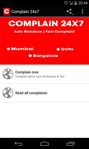 Rickshaw &amp; Taxi Complaints截图3