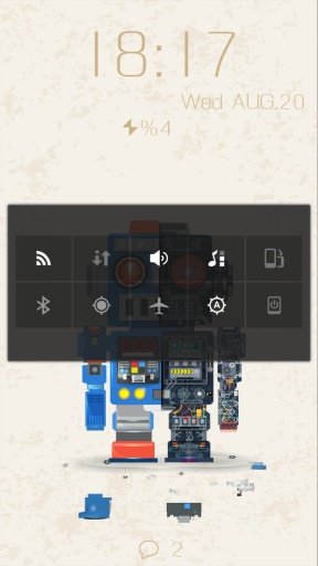 Robot Bobby Live Locker Theme截图2