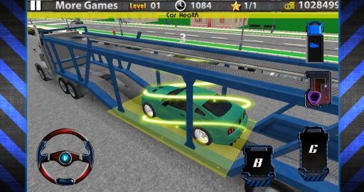 Car Transporter Truck Drive 3D截图8